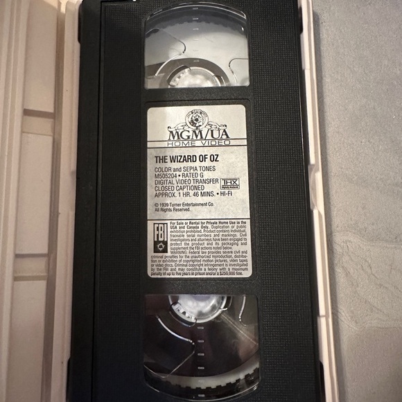 The Wizard of Oz (VHS, 1996) Pre Owned - Picture 3 of 3